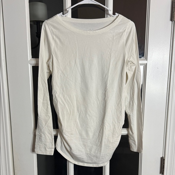 Isabel Maternity by Ingrid & Isabel Tops - Isabel Maternity by Ingrid & Isabel Cream Long Sleeve Top